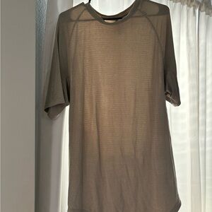 Casual Tan Short Sleeve Shirt